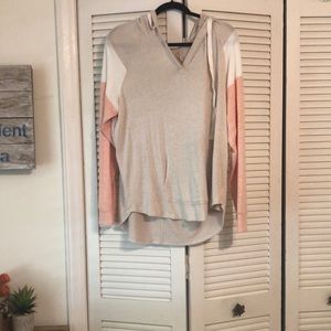 Light weight hooded sweater